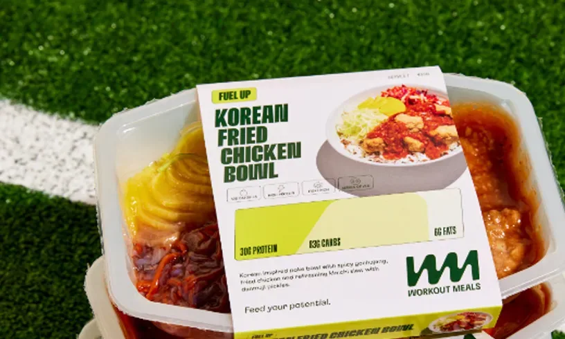 Workout Meals brand athletes training in gym - Purple Perks offer.